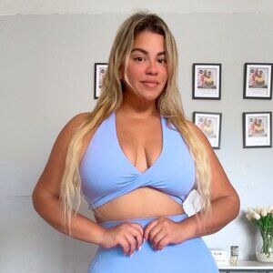 SUNZEL Women's Criss-Cross Back Sports Bra Removable Pads, Double Lining NEW BRA